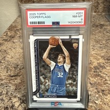 2025-26 Topps - Cooper Flagg #201 (RC) PSA 8 NM-MT