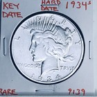 1934 S PEACE SILVER DOLLAR HI GRADE GENUINE U.S. MINT RARE KEY COIN 9139