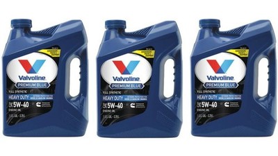 Valvoline Premium Blue Extreme 5W-40 Full Synthetic Engine Oil; 3-1 Gallon Case