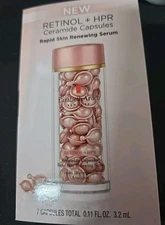 Elizabeth Arden Retinol Ceramide Capsules Line Erasing Night Serum 7 Ct NEW