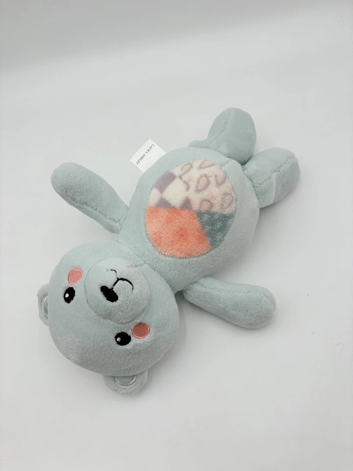 Laura Ashley 蓝熊 毛绒 泰迪 婴儿 Lovey 育婴 粉色 叶子 花肚 12 — 第 4/4 张图片