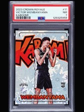2023-24 Panini Crown Royale - Kaboom! Victor Wembanyama #11 (RC) PSA 7