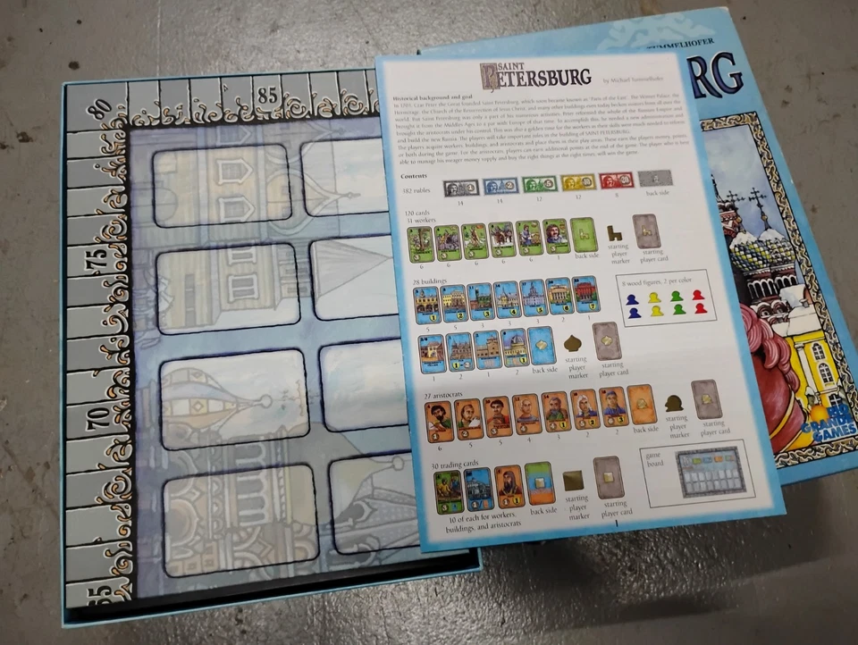 Vintage Saint Petersburg Rio Grande Board Game Complete - Image 2 of 3