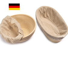 Gärkorb Gärkörbchen Brotteig rund oval Kor...
