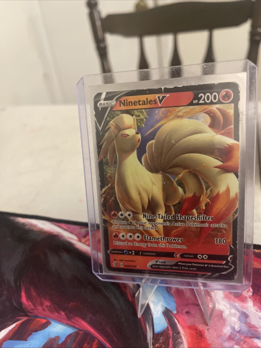 Ninetales V 026/192 Rebel Clash NM Ultra Rare Pokemon Card | eBay