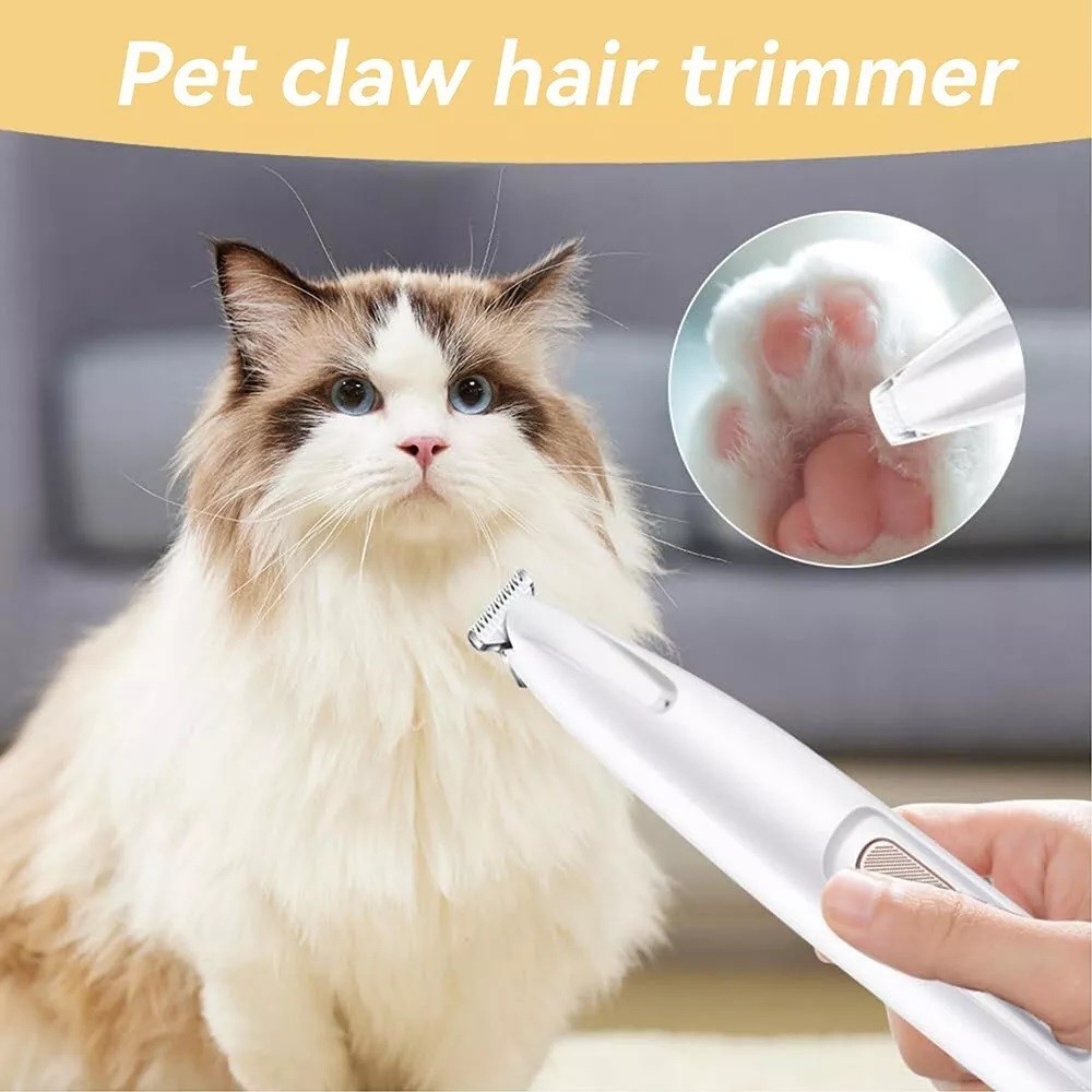 Pet Dog Paw Hair Trimmer Set Low Noise Rechargeable Micro Precision