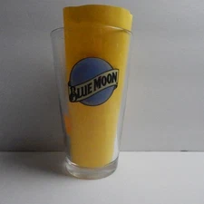 Blue Moon Beer Glass 6 Inches Tall