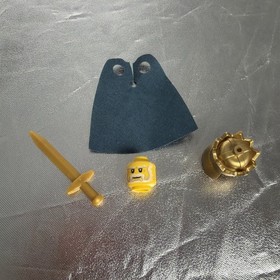 Lion King 70404 Castle Kingdoms LEGO&reg; Minifigure Figure Head Crown Cape Sword