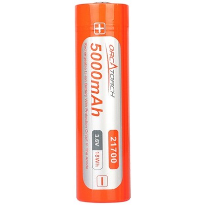 OrcaTorch 21700 USB Battery 5000mAh