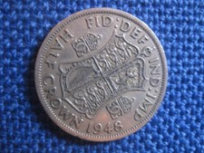 1948 George VI Half Crown Coin  - Excellent condition