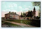 Greenfiled Massachusetts Pleasant And Davis Street Schools MA Unposted Postcard