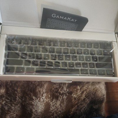 MK61 Wired Mechanical Keyboard Gateron Optical Switch Pudding Key GK GAMAKAY