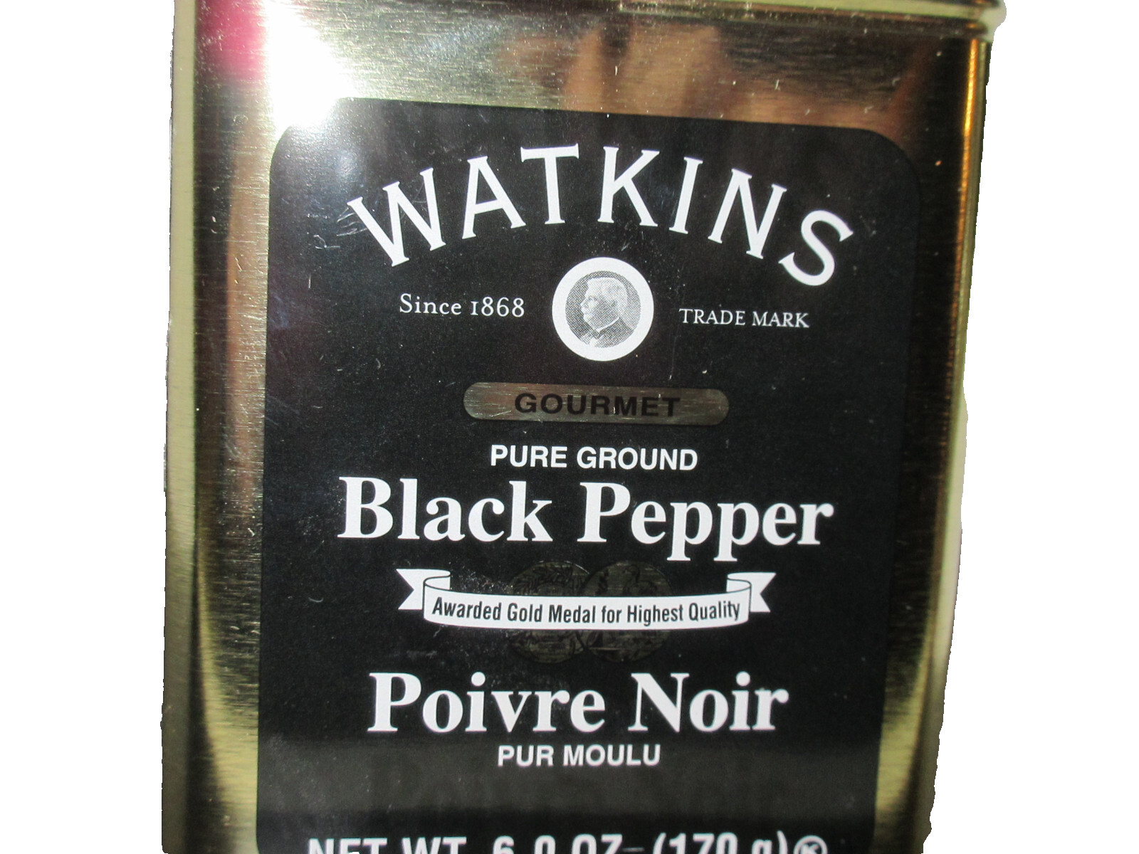 Purest Ground Black Pepper, J.R. Watkins All-Natural, 6 Ounc