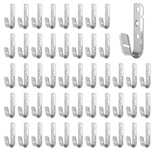 50 Pack Cable Support J Hook, Heavy Duty Metal Cable Hooks for Hanging Wall M...
