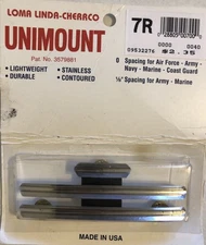 Loma Linda-Cherrco Unimount Ribbon Holder  Metal Pin Back USA NOS Size 7R