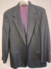 Executive Tailored Exclusively By Tom James Wool Suit Grey Jacket Sport Coat