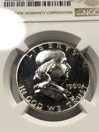 1960 50c Proof Silver Franklin NGC PF68 Item 9397