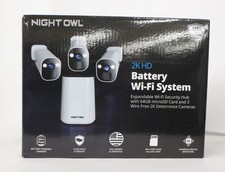 Night Owl 2K HD Battery Wi-FI Security System Cameras 3 Pack