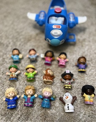 Fisher Price Little People Plane & Characters The Golden Girls & Other LOT OF 15