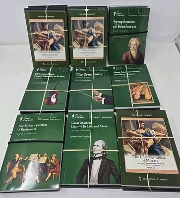 The Great Courses. Set Of Nine Classical Guides And CDs