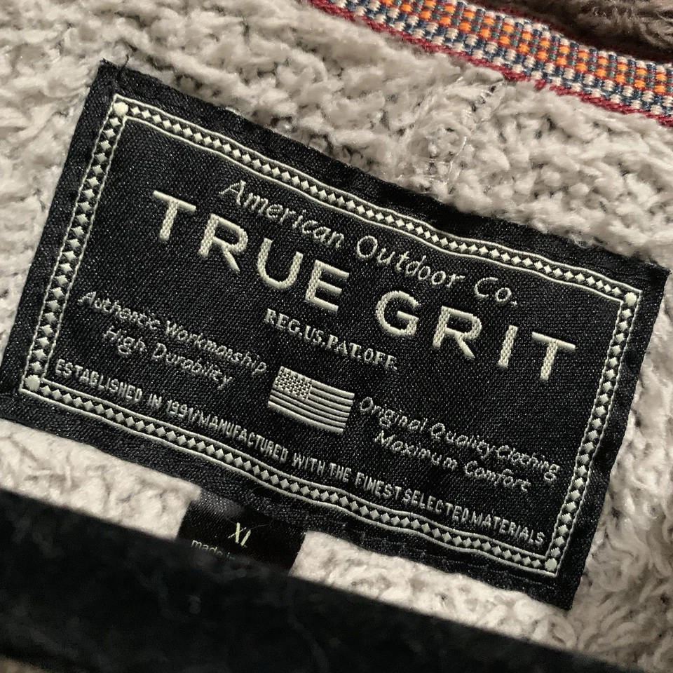 Chaqueta Camisa Vellón True Grit Sherpa Para Hombre XL Chamarra Foto 4 de 4