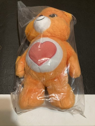 New Basic Fun 2020 Care Bears 14" Plush Orange With Pink Heart TENDERHEART BEAR - Picture 1 of 5