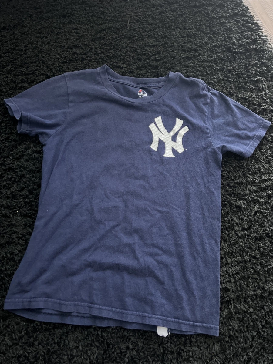 Captain Derek Jeter #2 New York Yankees Jersey T Shirt Size Small