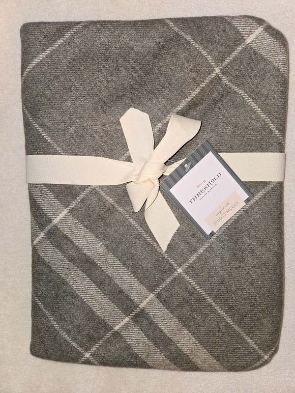 Threshold Plaid Christmas Holiday Tree Skirt Designed With Studio McGee