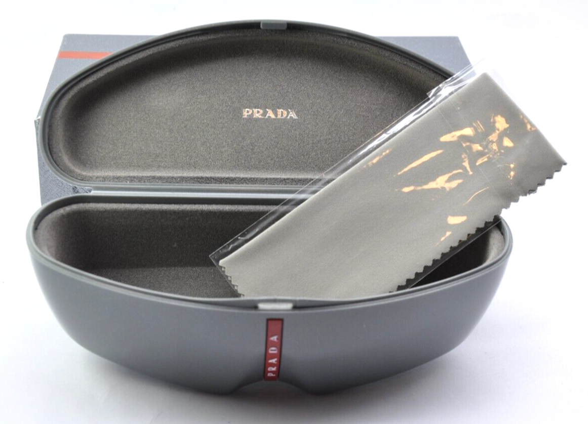 PRADA Eyeglass Sunglass Hard Case Box GRAY eBay