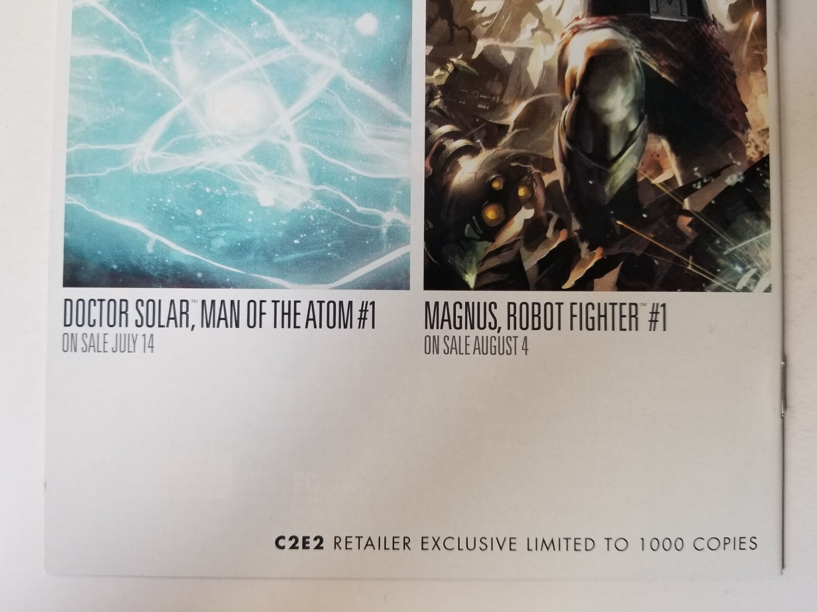 Doctor Solar & Magnus #1 C2E2 Retailer Exclusive variant VF/NM (Dark ...