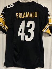 Pittsburgh Steelers Troy Polamalu #43 Jersey by Nike LARGE YOUTH