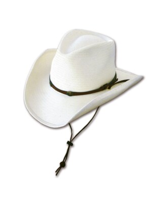 STARS & STRIPES Strohhut Bandit - Western Style Für Damen & Herren