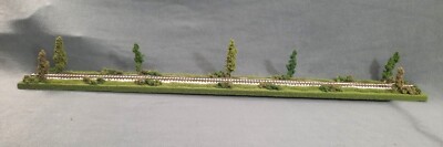 HO SCALE 36'' SINGLE TRACK  DIORAMA TRAIN DISPLAY -''SUMMER FOILAGE SCENE''