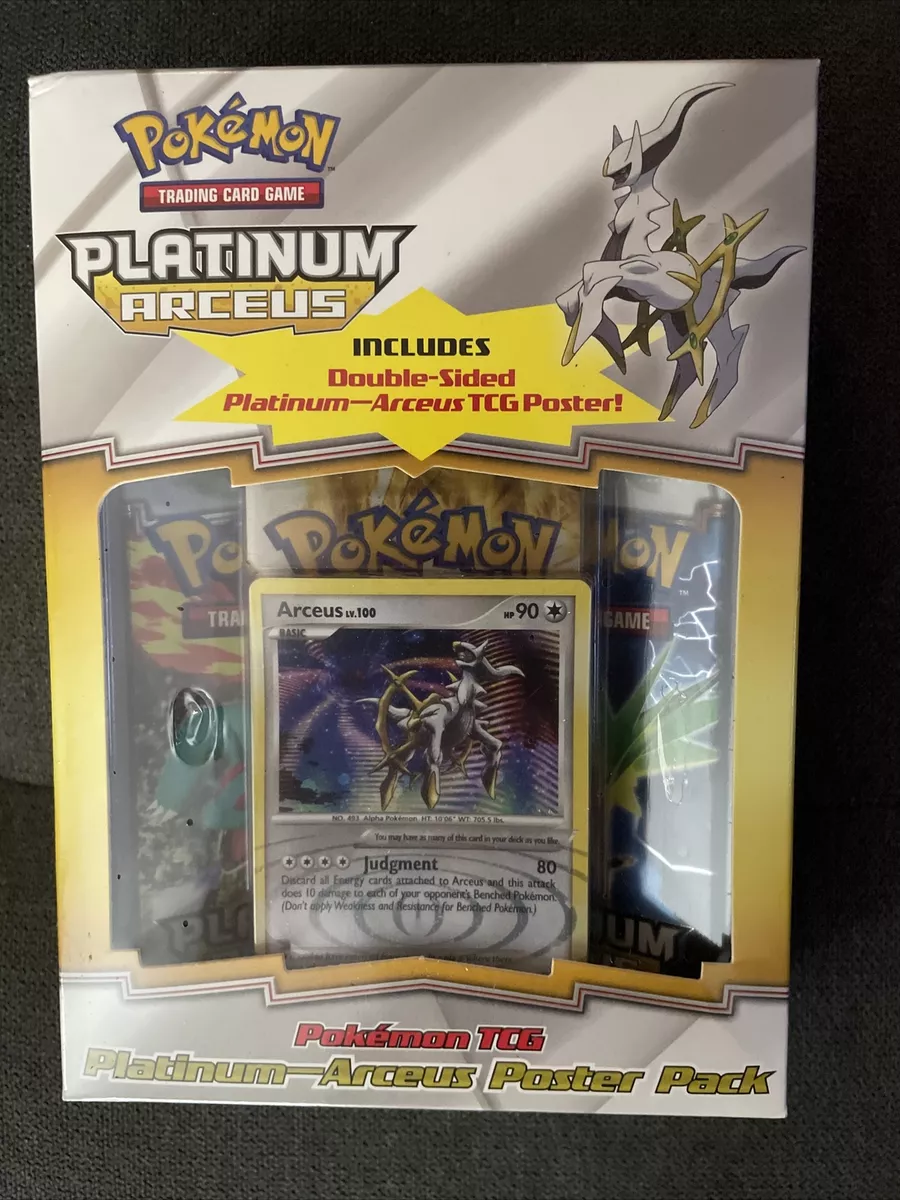 Pokemon Trading Card Game Platinum Arceus Poster Box Special