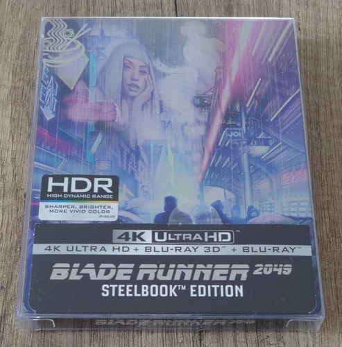 BLADE RUNNER 2049 - 4K ULTRA HD + 3D BLU-RAY + BLU-RAY Limited STEELBOOK Edition