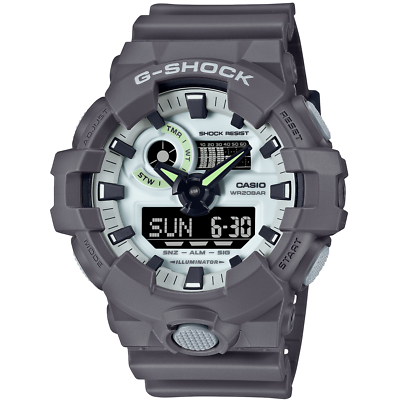 CASIO G-SHOCK GA-700HD-8AJF HIDDEN GLOW Series Watch Gray Luminous