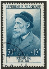 STAMP / TIMBRE DE FRANCE OBLITERE N° 1032 PIERRE AUGUSTE RENOIR