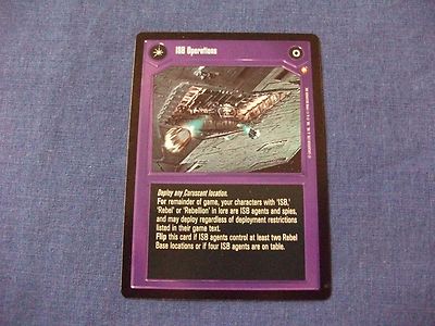 Star Wars CCG Special Edition ISB Operations/Empire's Sinister Agents
