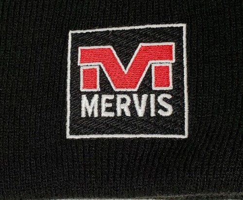 Mervis Paramount Apparel Black Acrylic Winter Knit Beanie Hat Cap OSFA NWOT - Picture 2 of 6