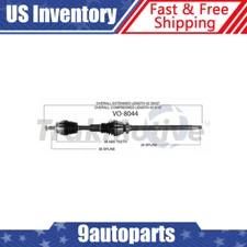 Fits 2003 2004 2005 2006 Volvo XC90 AWD 2.5L 5Cyl. Front Right CV Axle CV Joint