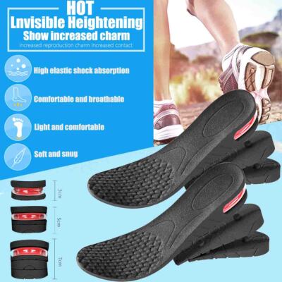 Invisible inner height increase insole, female air cushion, inner height increas