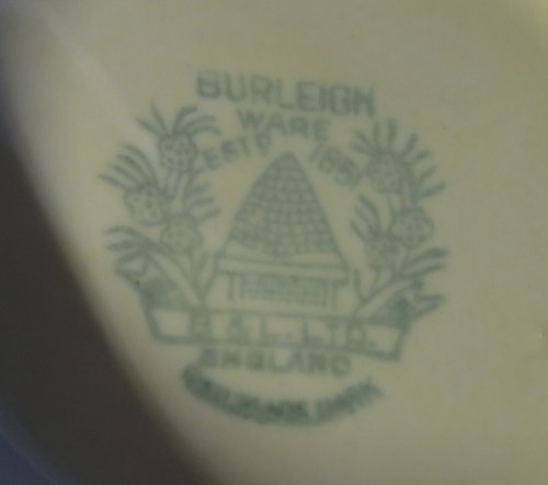 Jarrón/jarrón jarra Burleigh Ware vintage Art Deco antiguo mango ardilla - Imagen 13 de 13