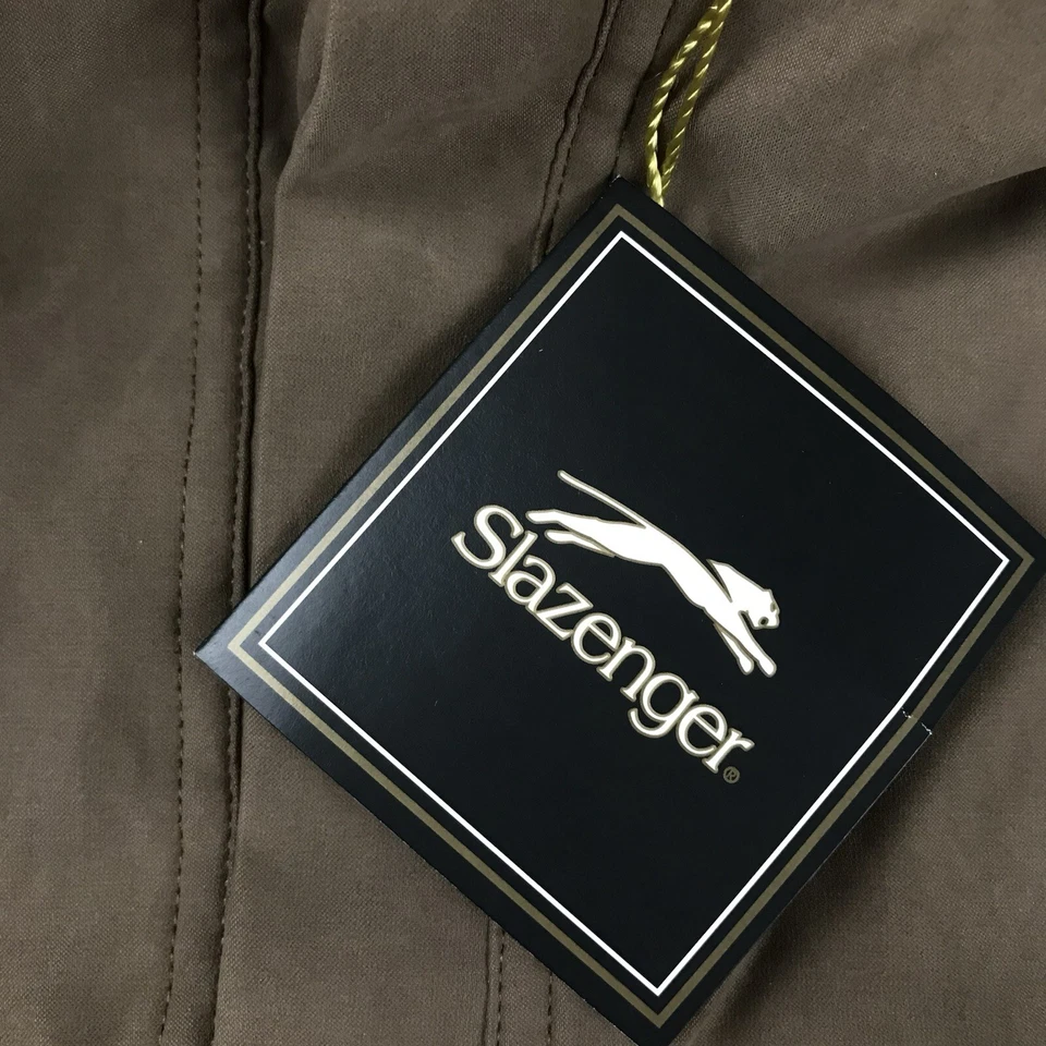 Chaqueta PGA Para Hombres Grande Marrón Forrada Pullover Mangas Largas Golf Cortavientos Nueva con Etiquetas Foto 3 de 4