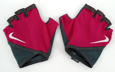 Nike Essential Fitness Gloves Women's Large Gym Rush Pink/Anthracite/White