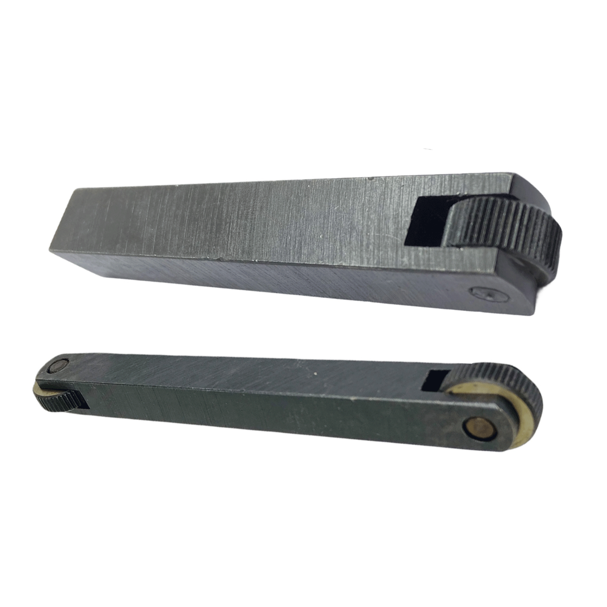 Straight Double End Lathe Knurling Tool Holder - 1/2" X 1/2" X 5" With Medium Pattern Knurls