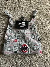 Fan Favorite Ohio State Buckeyes Red Gray Newborn Winter Hat
