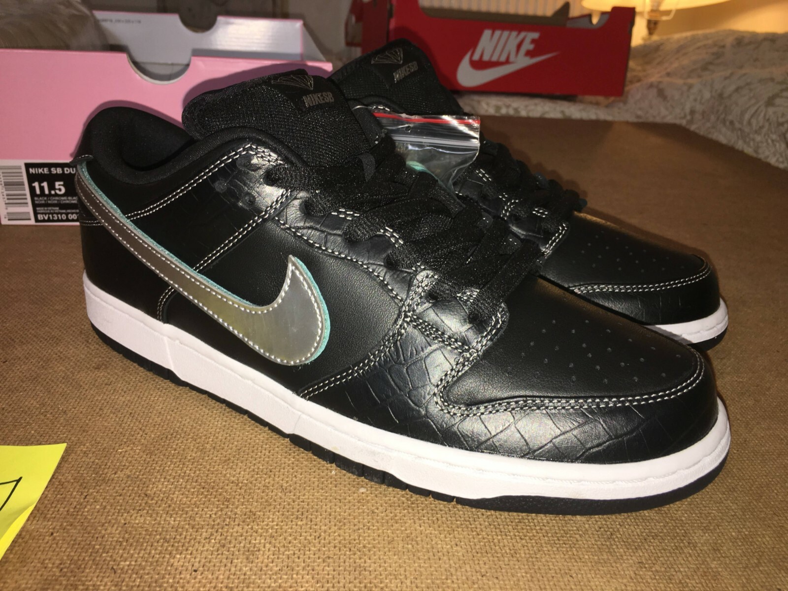 nike sb dunk low pro og qs diamond