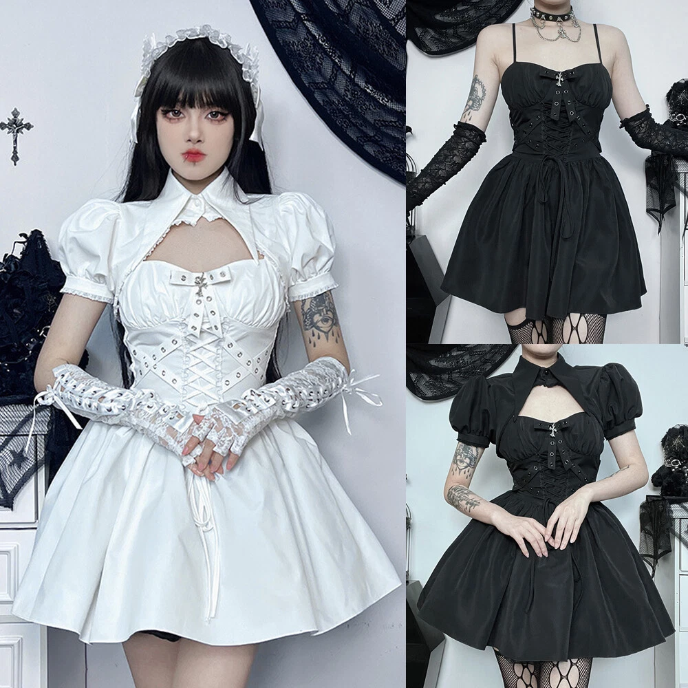 Gothic mini dress top