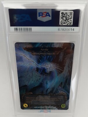 Invoke Azvolai / Azvolai Cold Foil Marvel PSA 9 Mint Uprising
