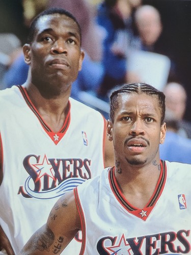 HOF Dual Signed Allen Iverson Dikembe Mutumbo Signed 16x20 Photo PSA Holo 76ers - Picture 6 of 7